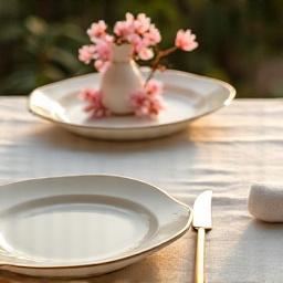 和モダンのテーブルセッティング